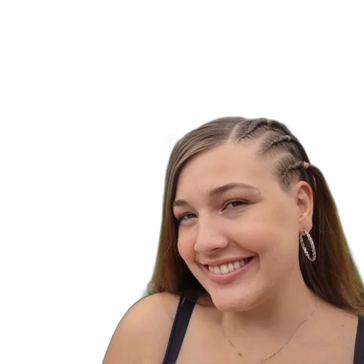 hair, face, creature, crown transparent PNG cut-out