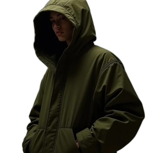jacket, staff, weapon, umbrella transparent PNG cut-out
