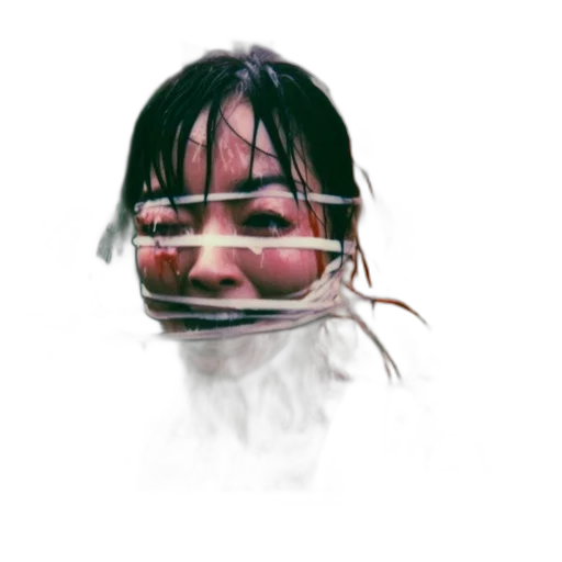 face, mask, staff, hair transparent PNG cut-out