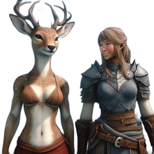 concept art, fantasy art, 3d render, comic book art transparent PNG cut-out