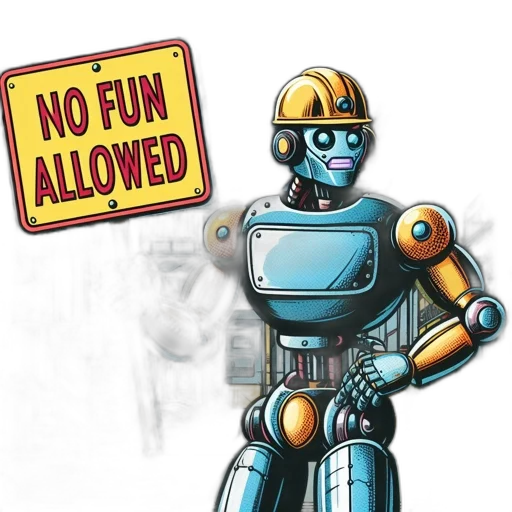 robot, concept art, 3d render, comic book art transparent PNG cut-out