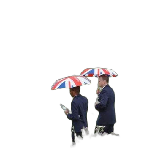 umbrella, staff, hat, jacket transparent PNG cut-out