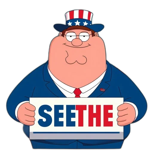 cartoon, concept art, animated, peter transparent PNG cut-out