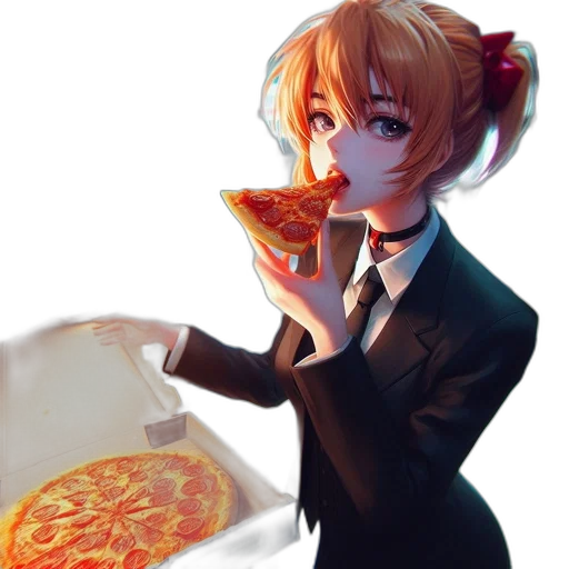food, weapon, anime, pixel art transparent PNG cut-out
