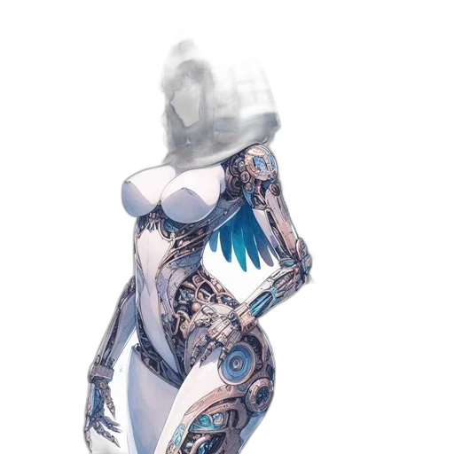 robot, dress, mask, jewelry transparent PNG cut-out