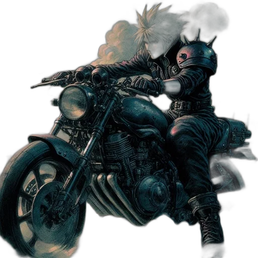 weapon, jacket, concept art, cyberpunk transparent PNG cut-out