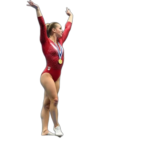 hair, jewelry, woman, gymnastics transparent PNG cut-out