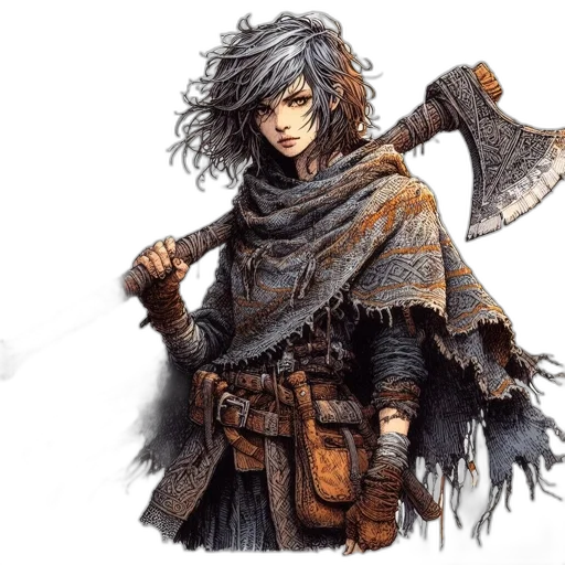 sword, weapon, staff, fantasy art transparent PNG cut-out