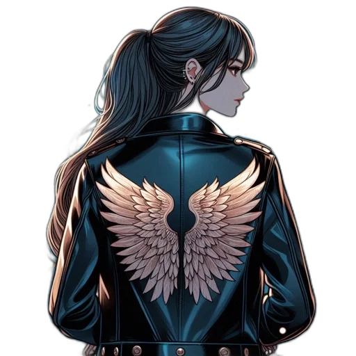 jacket, comic book art, concept art, fantasy art transparent PNG cut-out