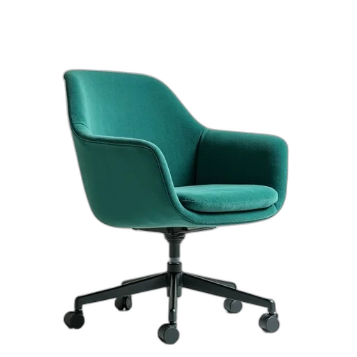 furniture, staff, 3d render, green transparent PNG cut-out