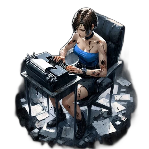 robot, cyberpunk, concept art, comic book art transparent PNG cut-out