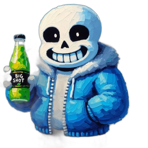 jacket, bottle, robot, creature transparent PNG cut-out