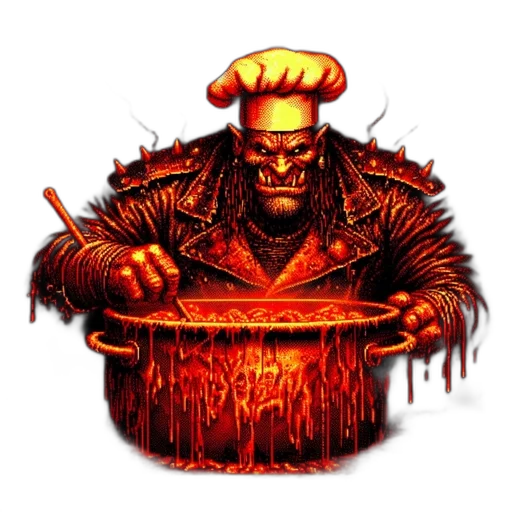 food, staff, concept art, pixel art transparent PNG cut-out