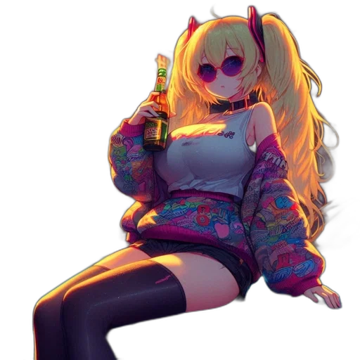 dress, robot, jacket, staff transparent PNG cut-out
