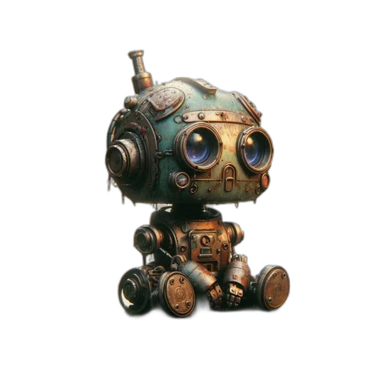 robot, weapon, staff, concept art transparent PNG cut-out