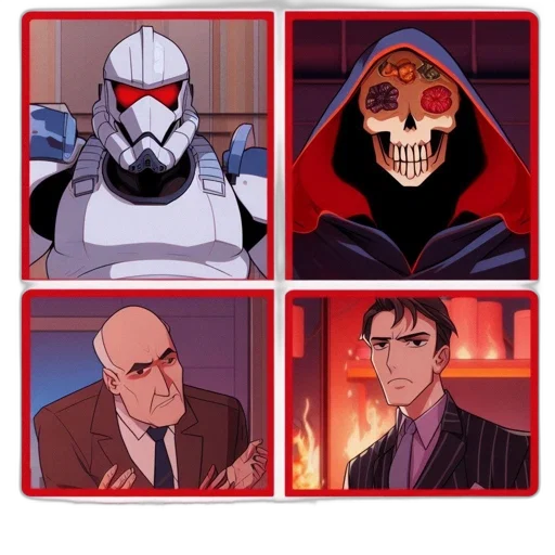 mask, comic book art, concept art, cartoon transparent PNG cut-out