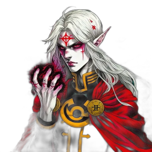staff, mask, weapon, fantasy art transparent PNG cut-out