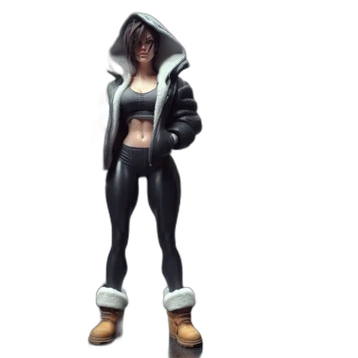 jacket, concept art, 3d render, cyberpunk transparent PNG cut-out