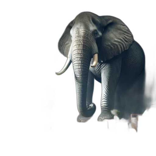 animal, creature, concept art, photorealistic transparent PNG cut-out