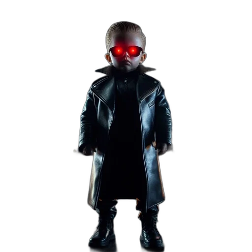 robot, jacket, mask, creature transparent PNG cut-out