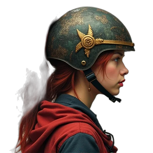 hat, crown, staff, face transparent PNG cut-out