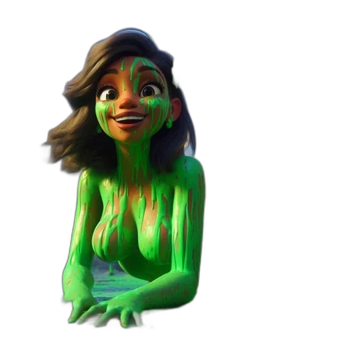 dress, creature, face, concept art transparent PNG cut-out