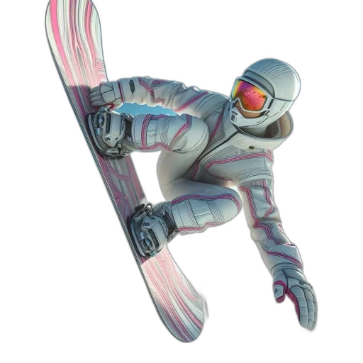 robot, staff, concept art, vaporwave transparent PNG cut-out