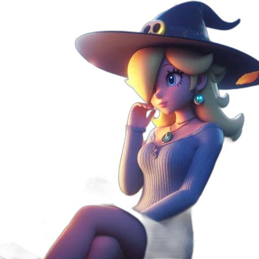hat, dress, staff, crown transparent PNG cut-out