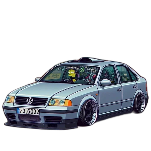 car, photorealistic, concept art, 3d render transparent PNG cut-out