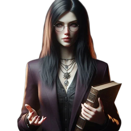 jacket, staff, jewelry, face transparent PNG cut-out