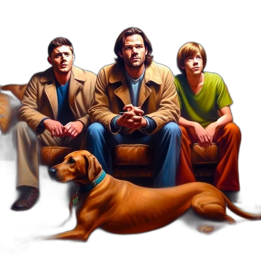 animal, jacket, furniture, oil painting transparent PNG cut-out