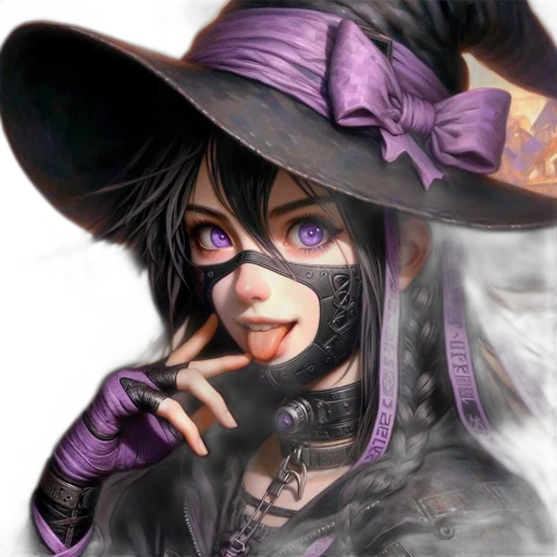 hat, mask, face, staff transparent PNG cut-out