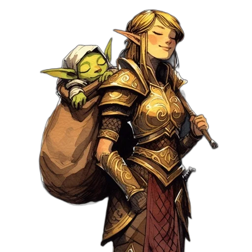 staff, fantasy art, concept art, comic book art transparent PNG cut-out