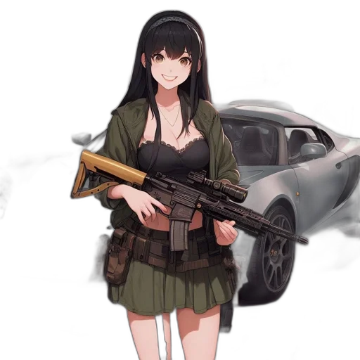 weapon, car, dress, animal transparent PNG cut-out