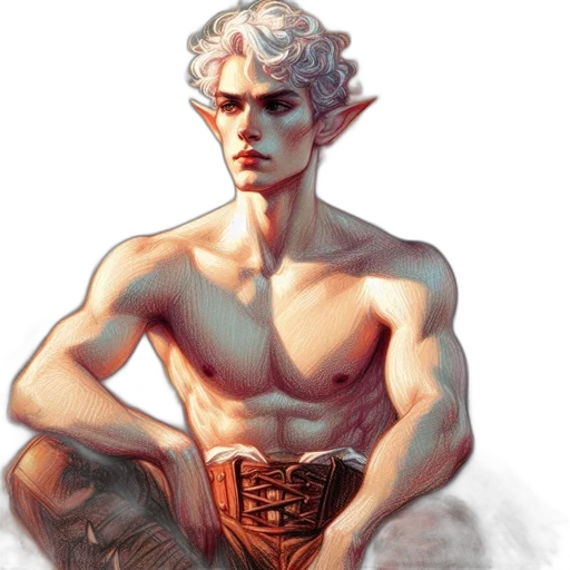 fantasy art, concept art, watercolor, pixel art transparent PNG cut-out