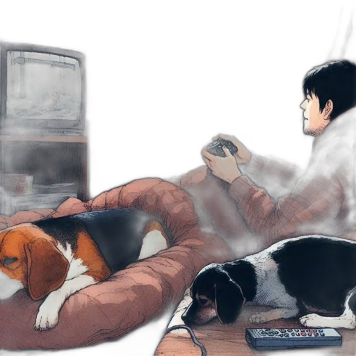 watercolor, concept art, photorealistic, anime transparent PNG cut-out