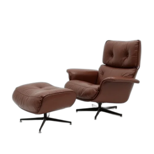 furniture, 3d render, photorealistic, brown transparent PNG cut-out