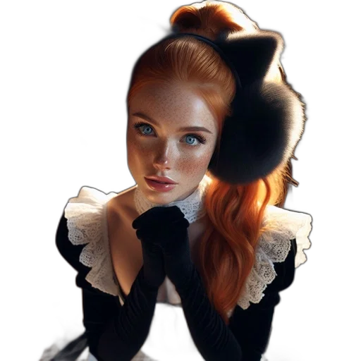 dress, jacket, face, crown transparent PNG cut-out