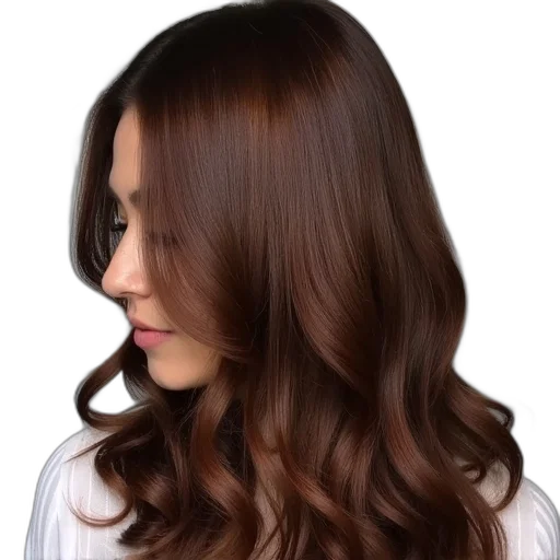 hair, photorealistic, earth tones, dark transparent PNG cut-out