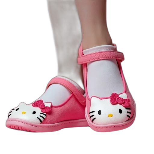 shoes, photorealistic, vaporwave, pair transparent PNG cut-out
