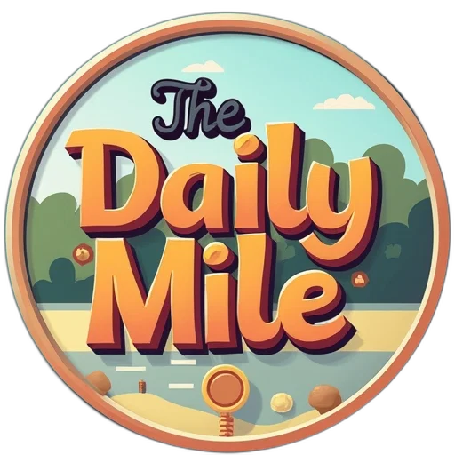 daily, mile, logo transparent PNG cut-out