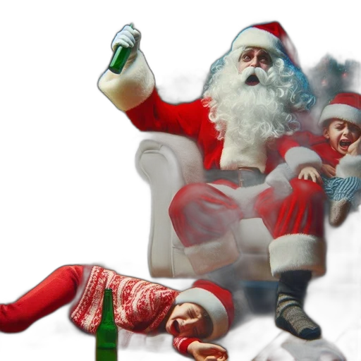 3d render, photorealistic, festive, scene transparent PNG cut-out
