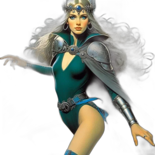 fantasy art, concept art, comic book art, 3d render transparent PNG cut-out