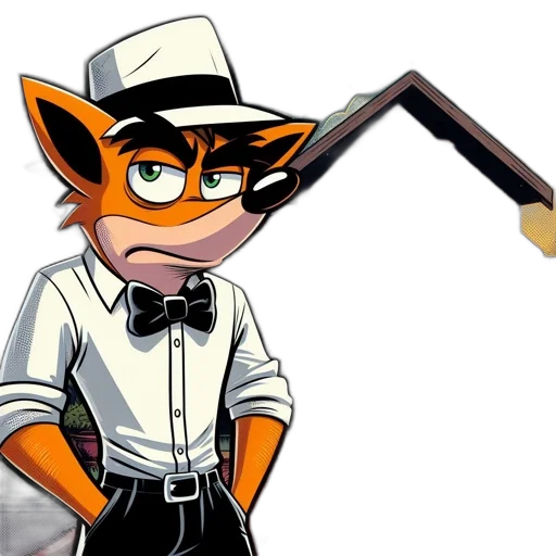 staff, hat, animal, weapon transparent PNG cut-out