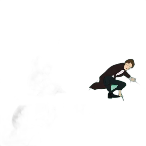 shoes, staff, jacket, robot transparent PNG cut-out