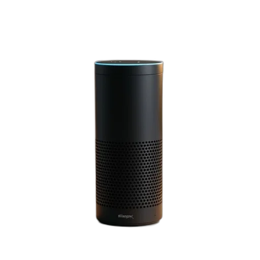 robot, 3d render, amazon, echo transparent PNG cut-out