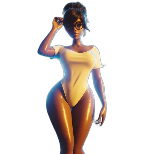 dress, mask, staff, robot transparent PNG cut-out