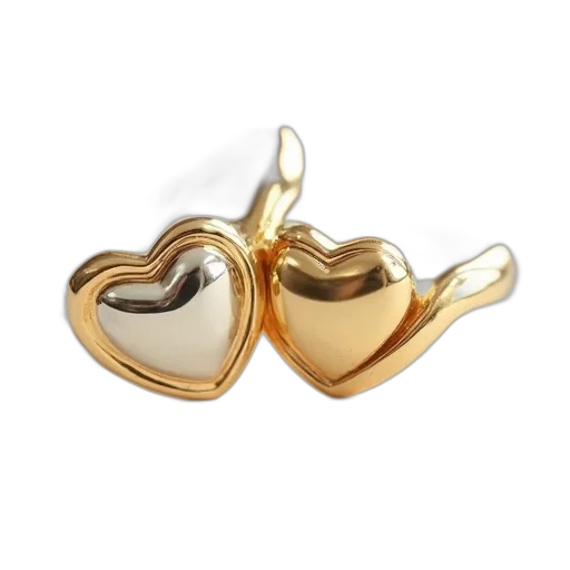 jewelry, crown, pair, yellow transparent PNG cut-out