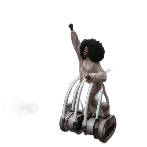 robot, car, hair, concept art transparent PNG cut-out