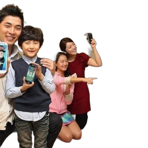 family, enjoys, game, monopoly transparent PNG cut-out